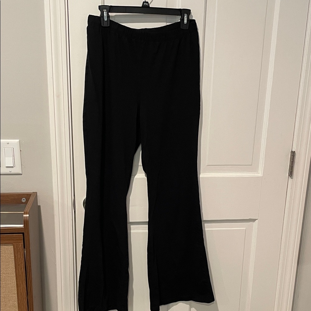 Black Flared Pants